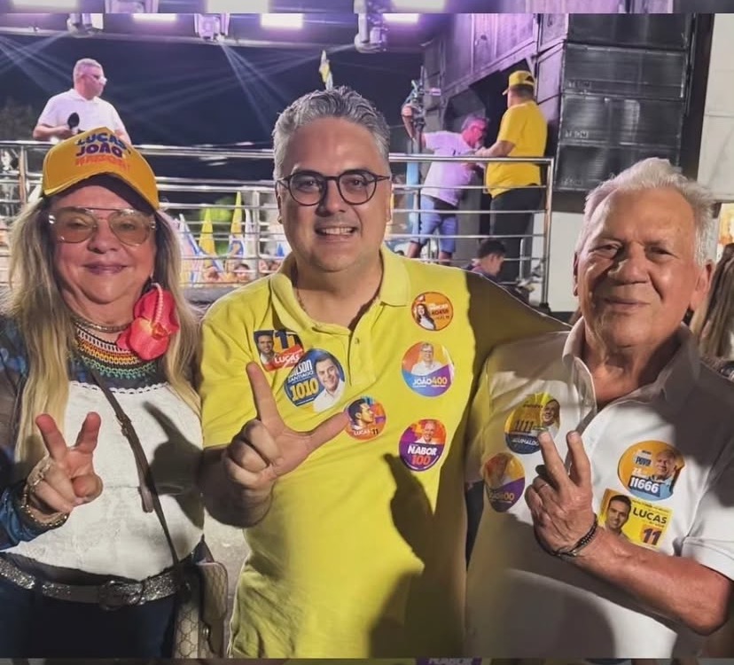 Foto de Dr Pablo ao lado de Zé e Dra Paula movimenta os bastidores em Cajazeiras com foco já em 2028