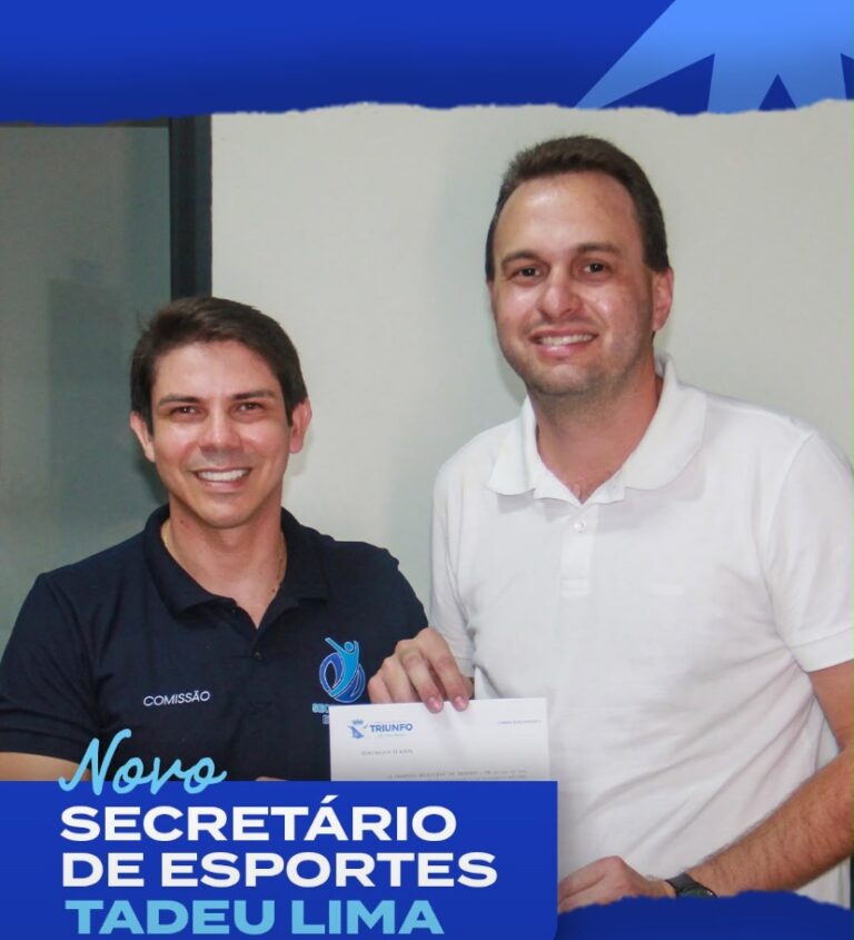 Prefeito Espedito Filho anuncia novo Secretário de Esportes de Triunfo